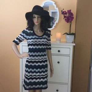 Missoni knit lace dress